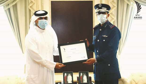 QFA presents Football for All Award to Ministry of Interior