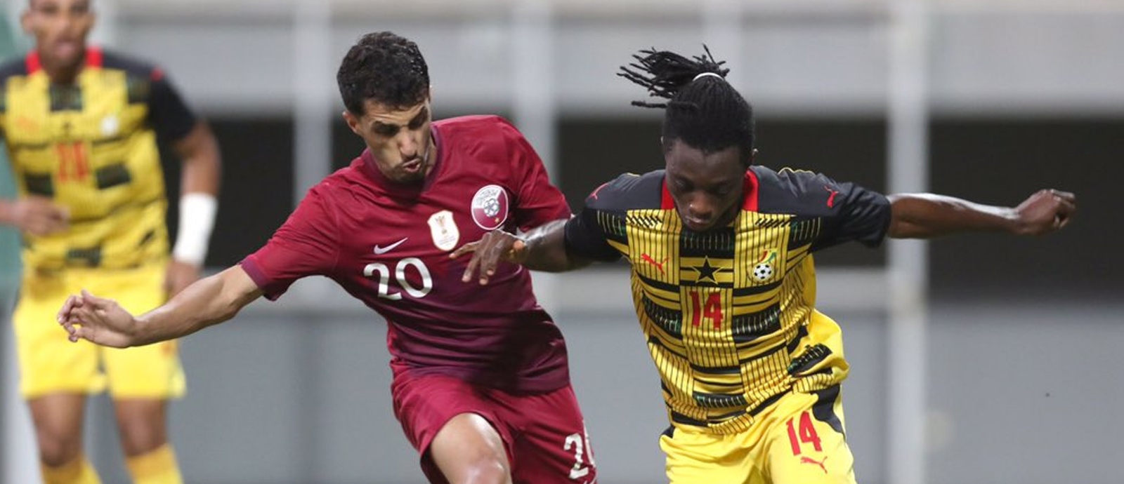 جانب من المباراة الودية