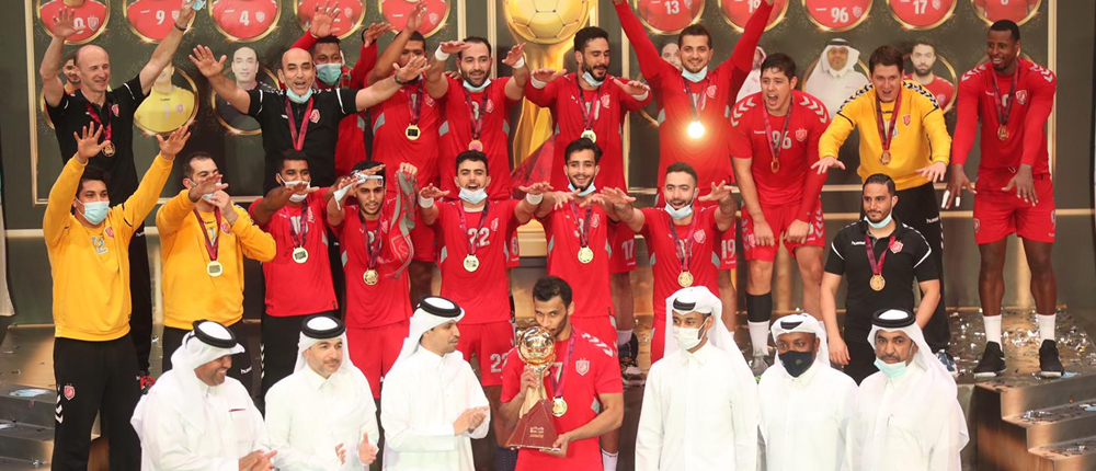 تتويج الدحيل بطلا لكأس سمو الأمير المفدى لكرة اليد