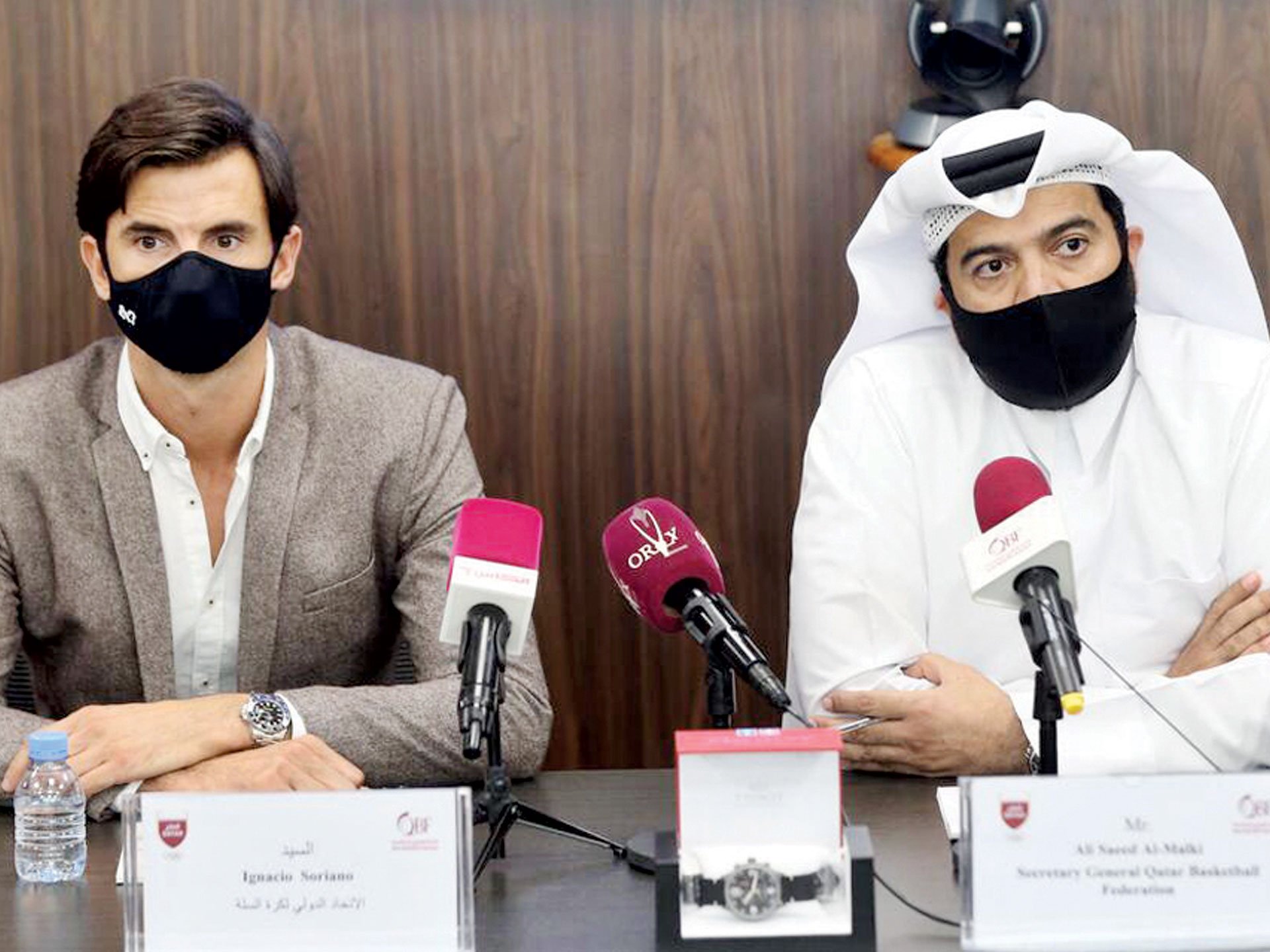 جانب من المؤتمر الصحفي