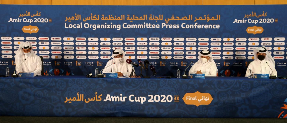 The press conference 