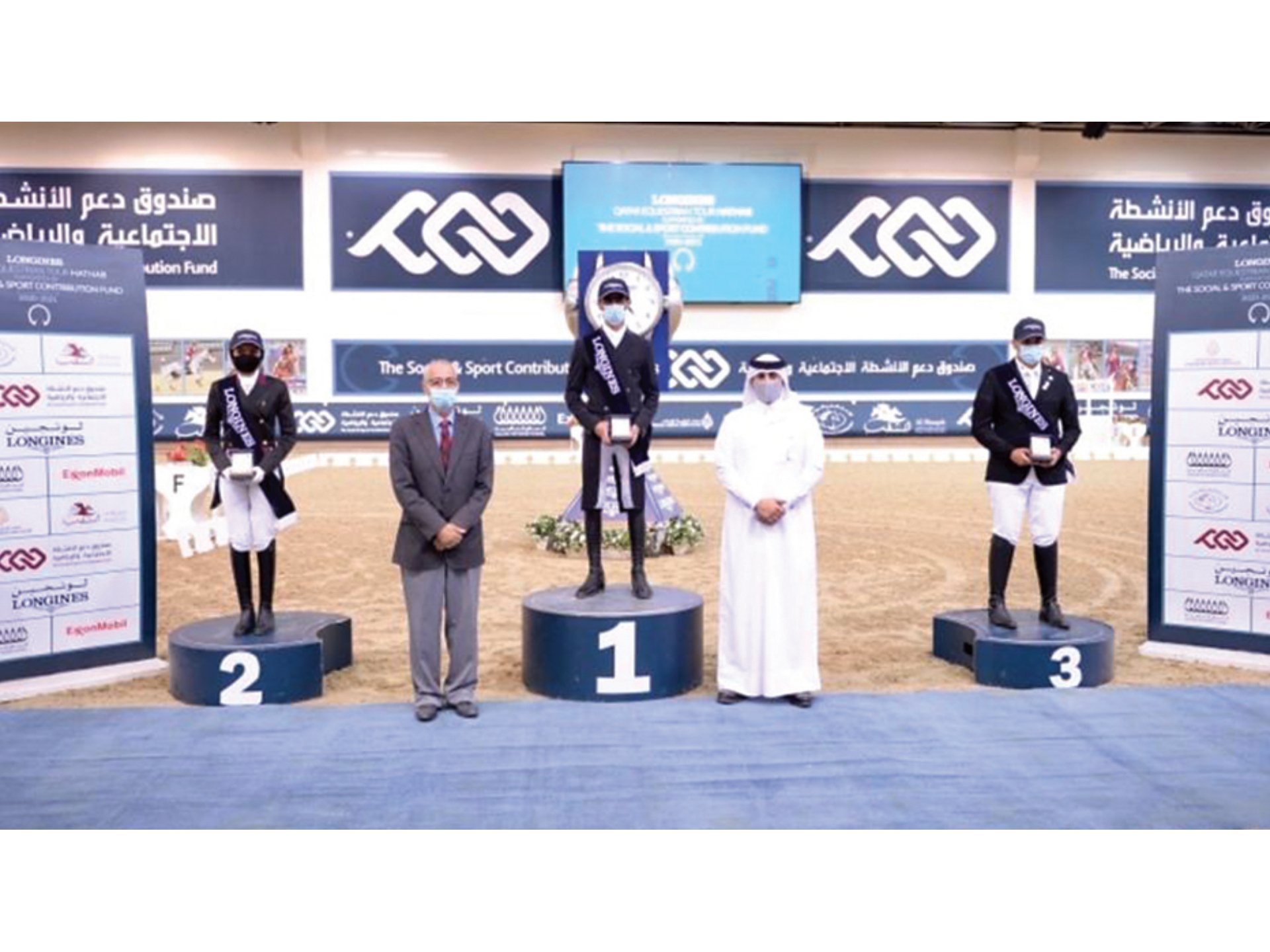 Jassim Al Kuwari’s double in dressage to top round 3