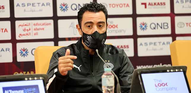 Al Sadd coach Xavi Hernandez