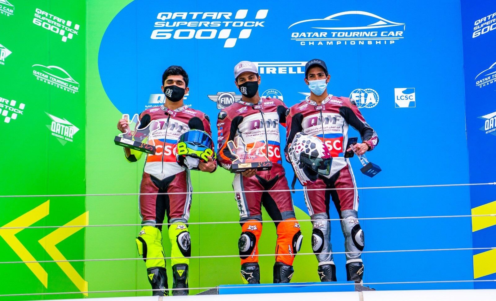 QSTK 600 podium winners pose 