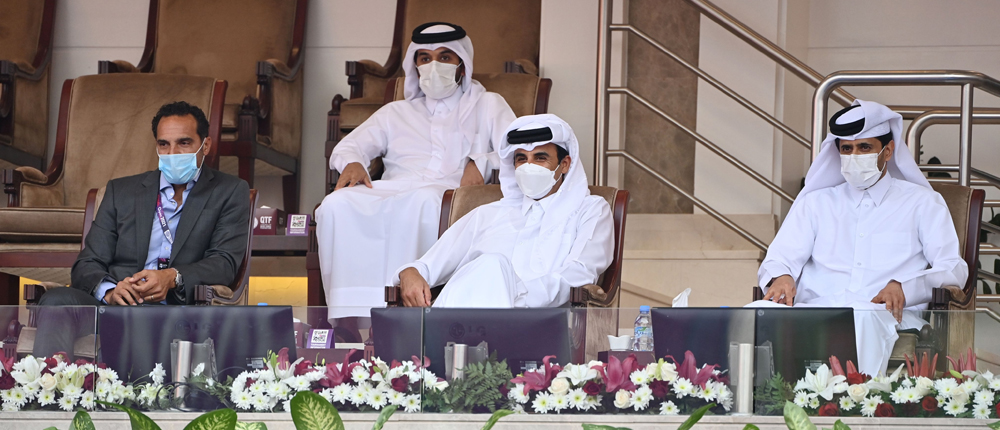 سمو الأمير يشهد جانبا من افتتاح بطولة قطر توتال المفتوحة للتنس للسيدات