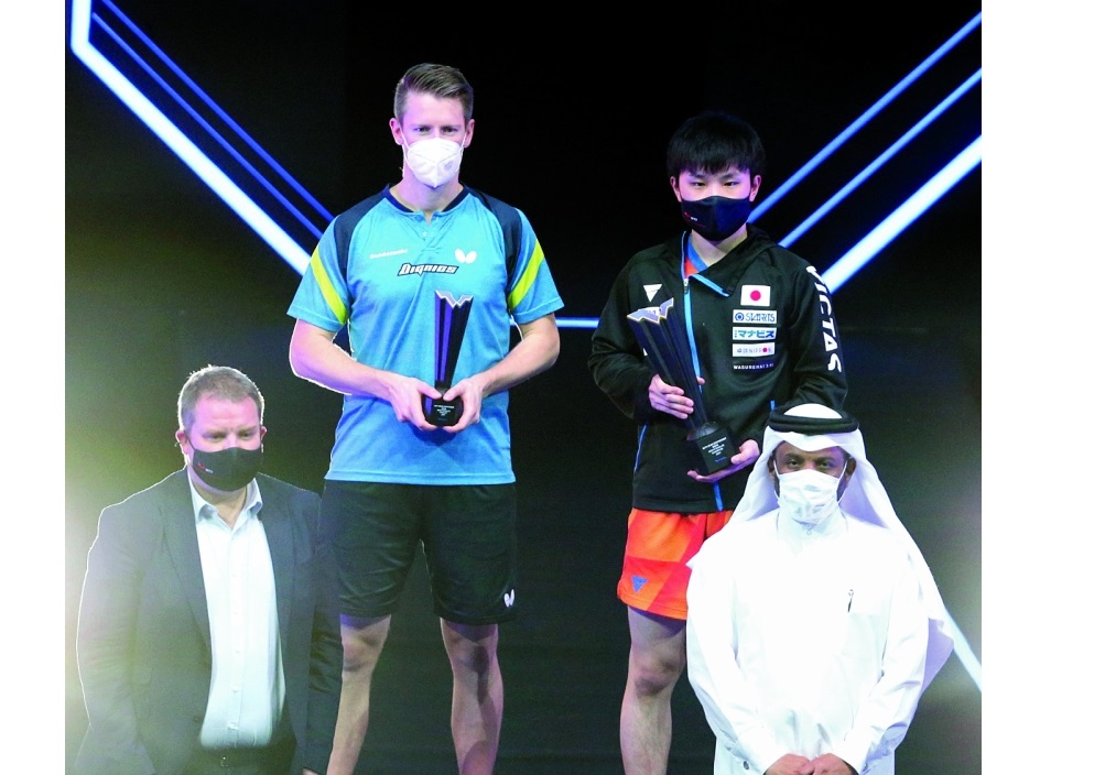 Harimoto wins men&rsquo;s singles title