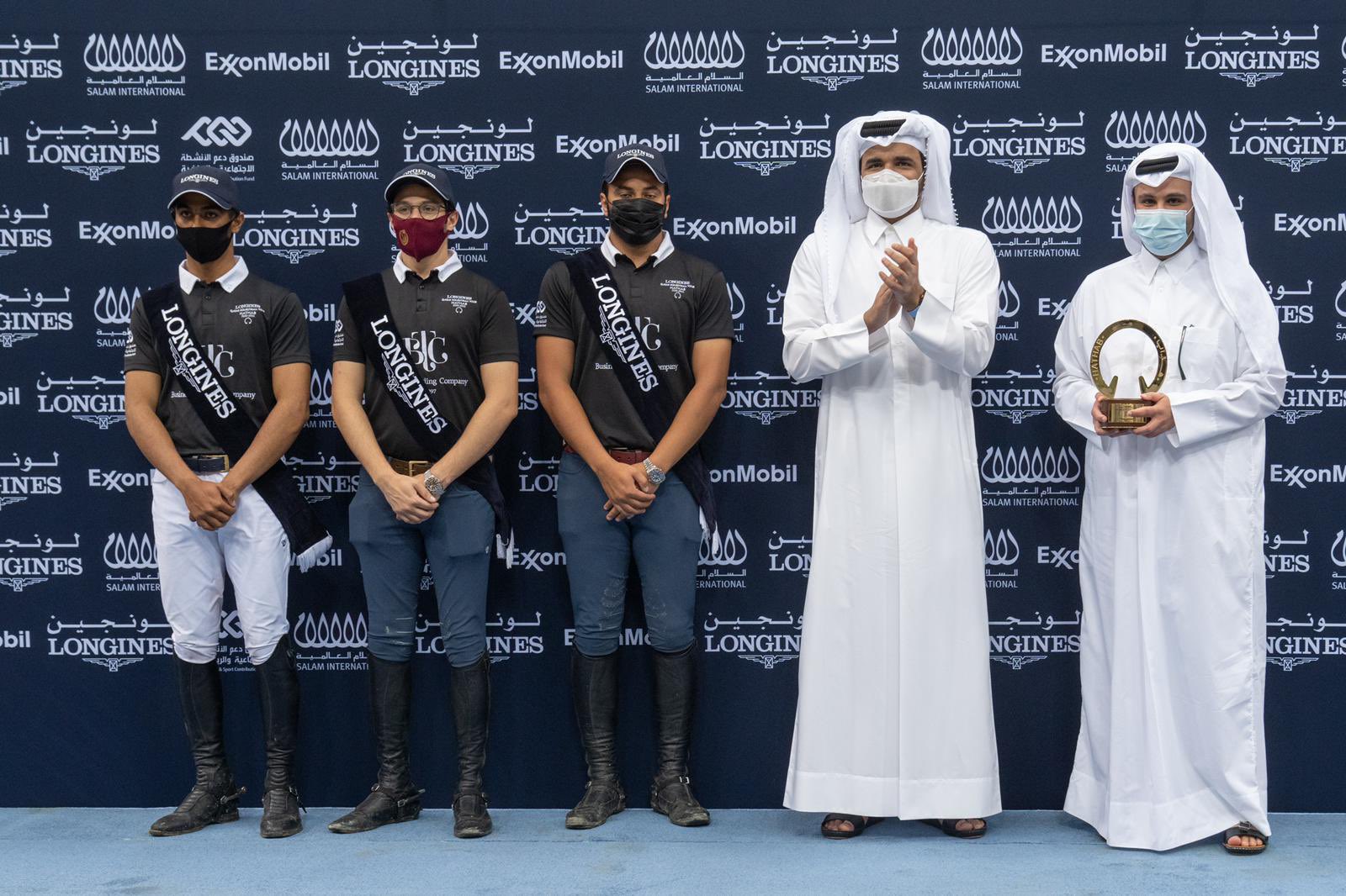 رئيس اللجنة الأولمبية يتوج الفائزين في الموسم الرابع من بطولة "لونجين هذاب"