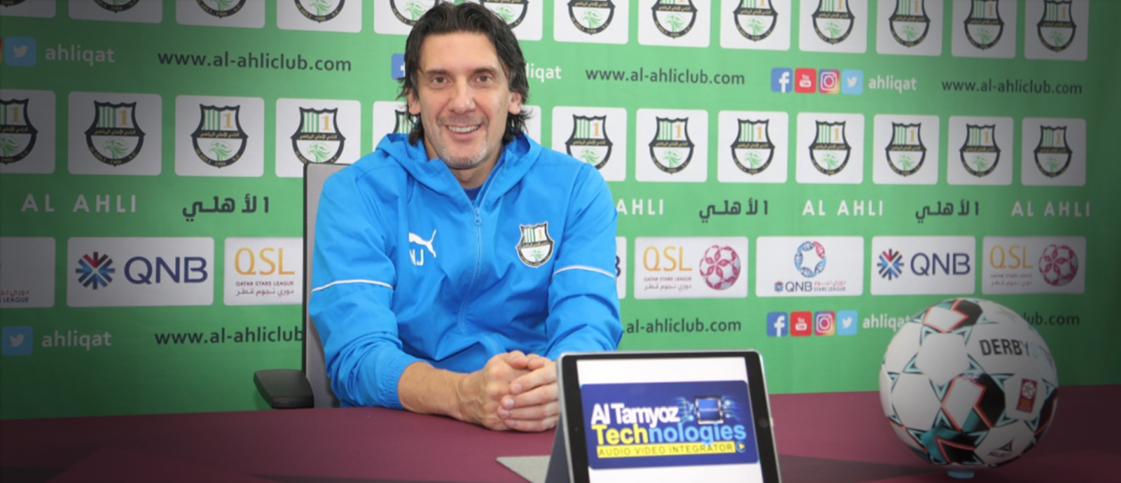 Al Ahli coach Nebojsa Jovovic 