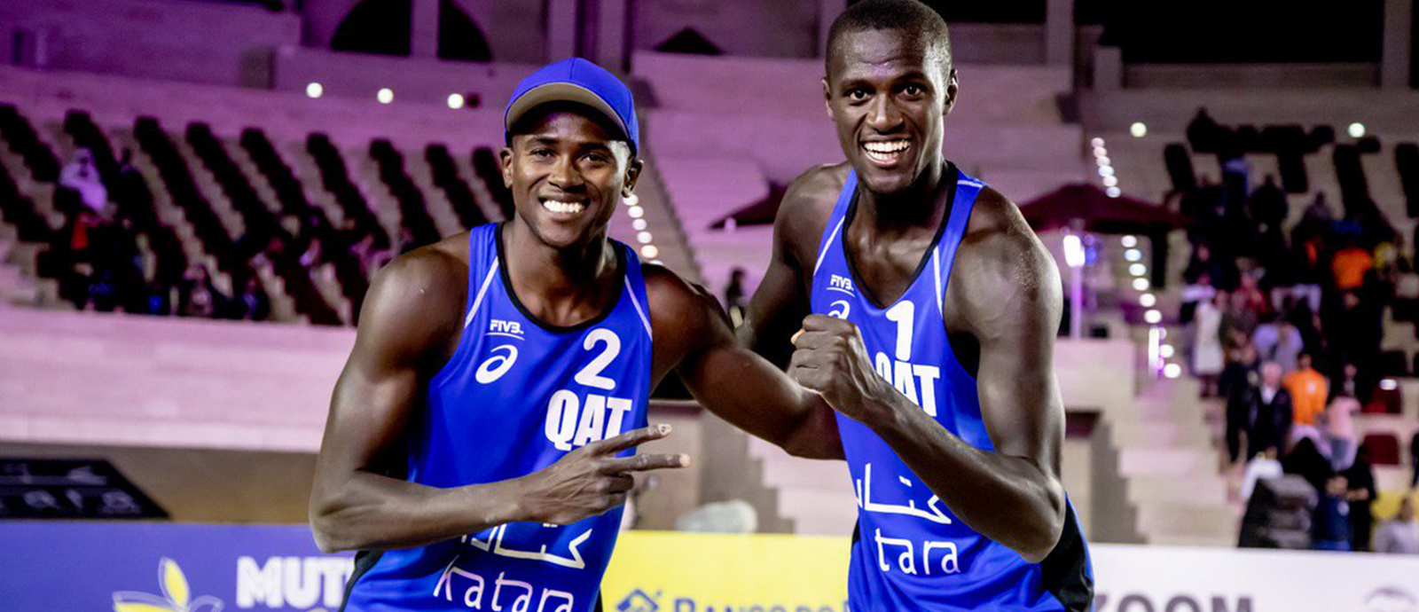 Qatar’s Younousse and Tijan