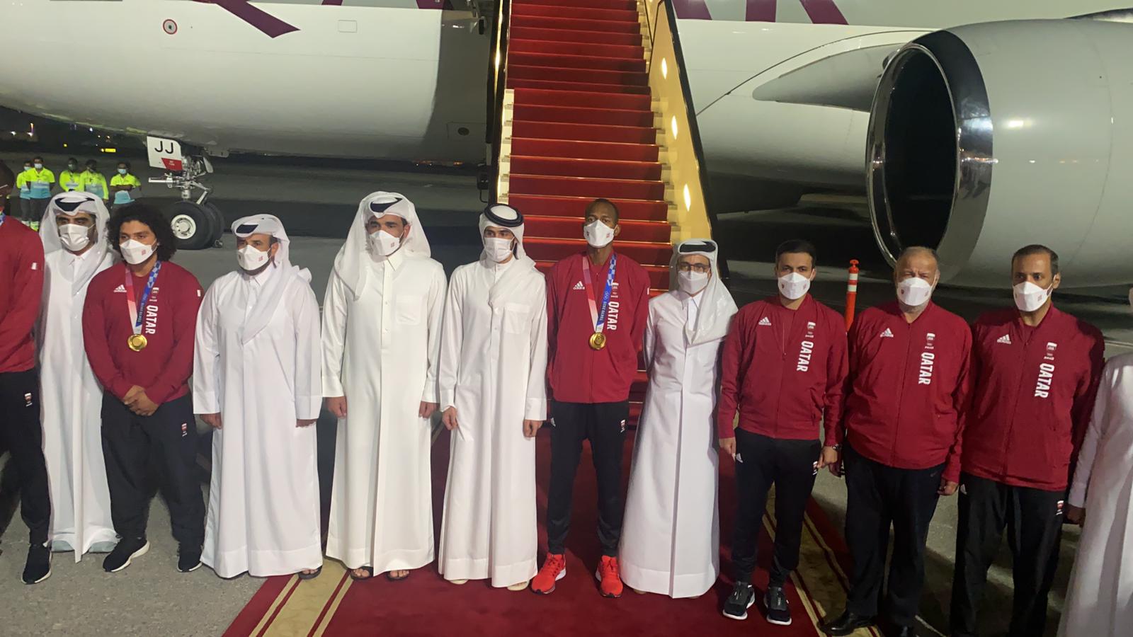 Team Qatar returns after Olympic glory