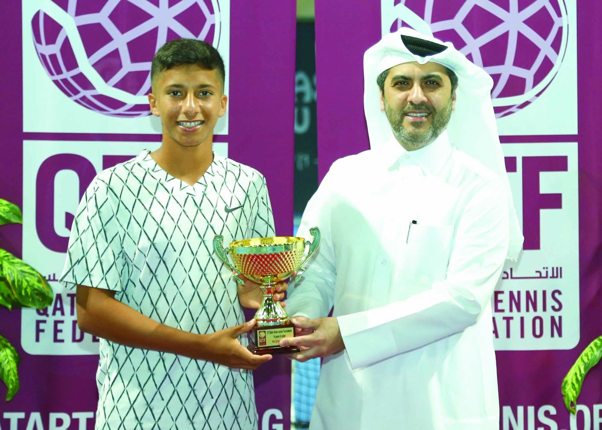 مشاري نواف يتوج بلقب بطولة قطر الآسيوية للتنس