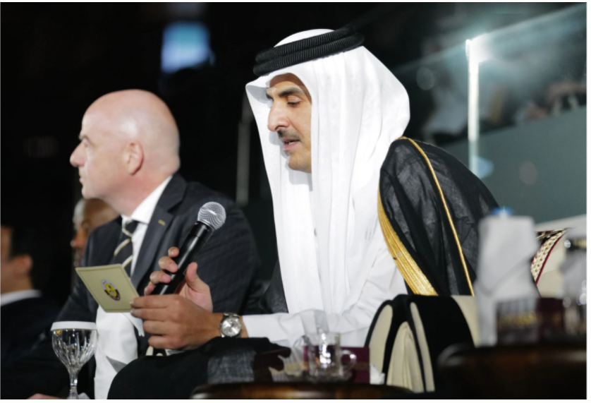H.H. Amir inaugurates FIFA Arab Cup 2021