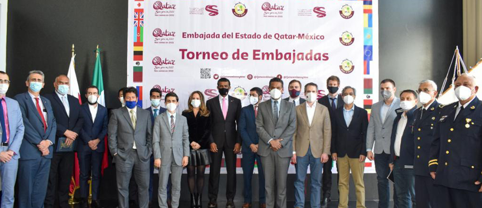 سفارة دولة قطر بالمكسيك تنظم "بطولة كأس السفارات لكرة القدم"