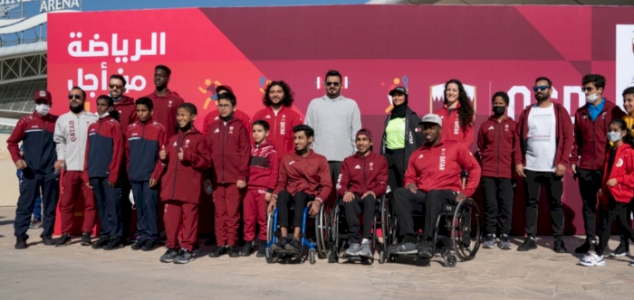 Sheikh Joaan participates in National Sport Day Events