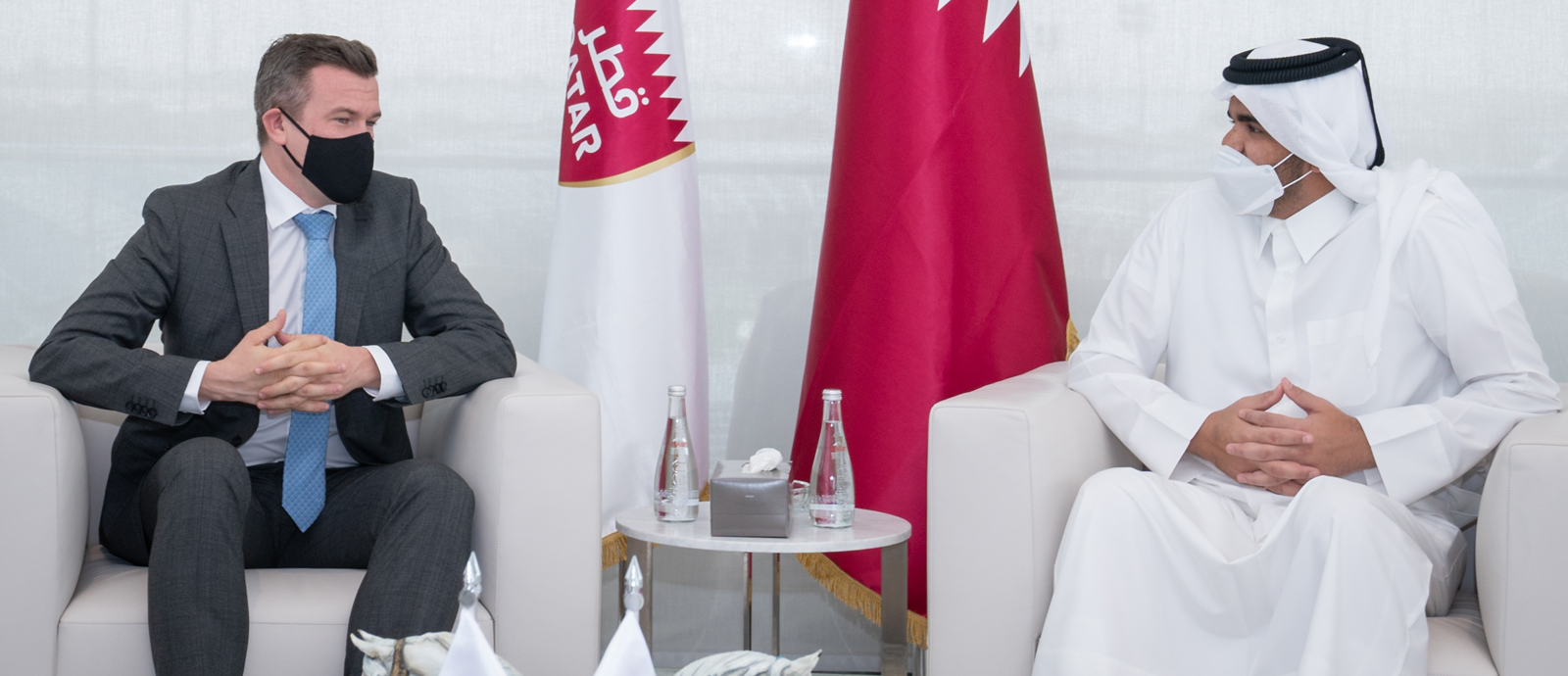 Sheikh Joaan meets WADA President