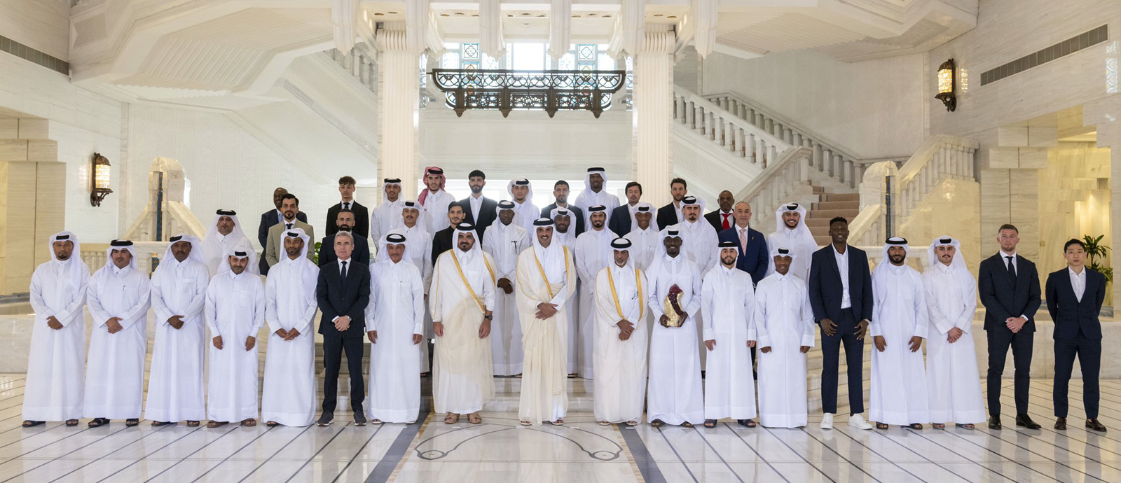 HH the Amir hosts Luncheon Banquet for champion, runner-up of HH the Amir Football Cup