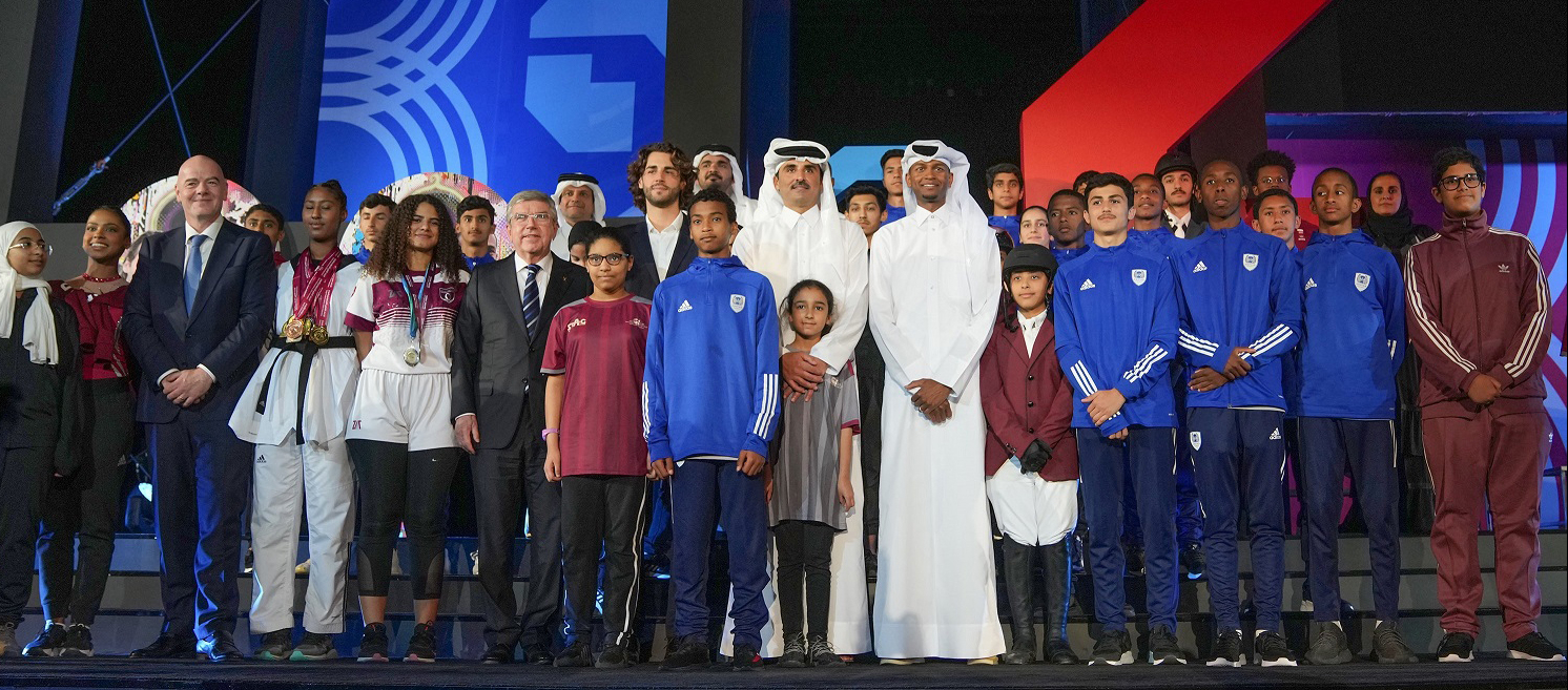 سمو الأمير يفتتح متحف قطر الأولمبي والرياضي 3 - 2 - 1
