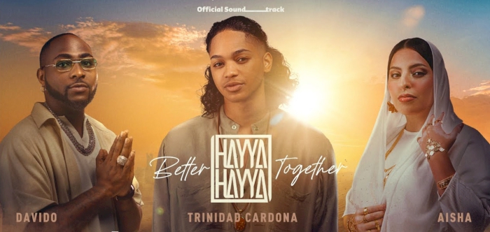Trinidad Cardona joins Davido and Aisha for Hayya Hayya (Better Together)