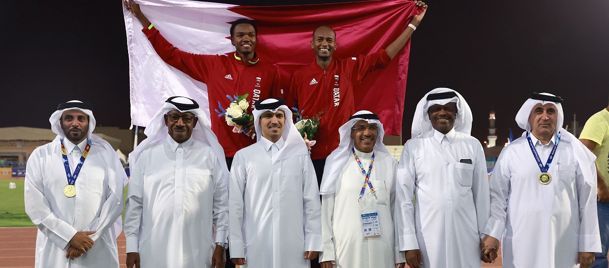 Qatar's Mutaz Barshim and Hamdi Ali shared High Jump gold medal at GCC Games