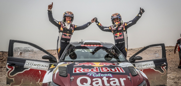 Nasser Saleh Al Attiyah and Mathieu Baumel