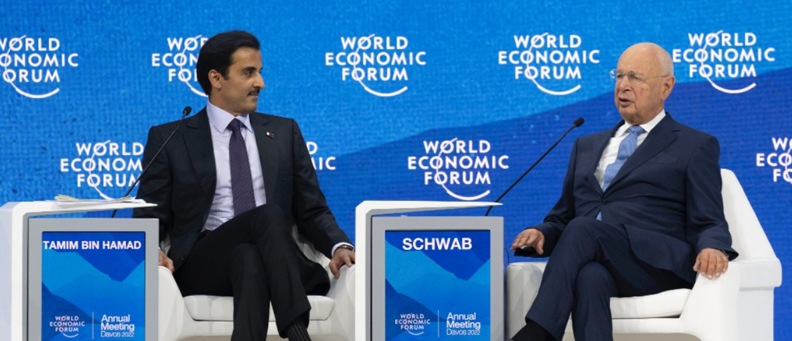 H.H. the Emir Sheikh Tamim bin Hamad al-Thani took part in a panel discussion on the FIFA World Cup Qatar 2022
