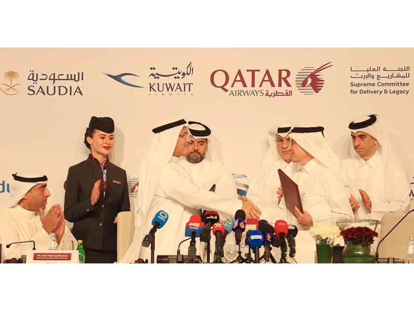 Qatar Airways Partners with 4 Gulf Airlines