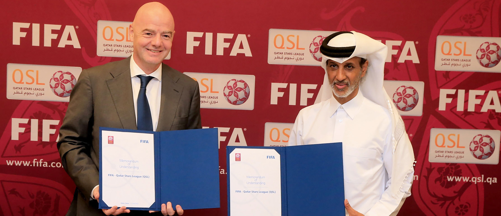 مؤسسة دوري نجوم قطر توقع اتفاقية شراكة مع الفيفا من أجل حقبة جديدة من الاحتراف