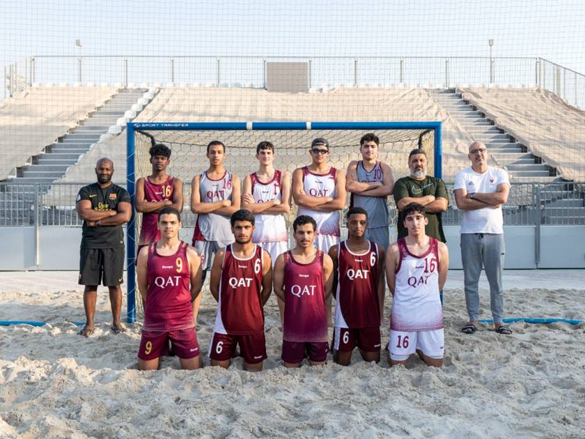 المنتخب القطري للناشئين لكرة اليد الشاطئية