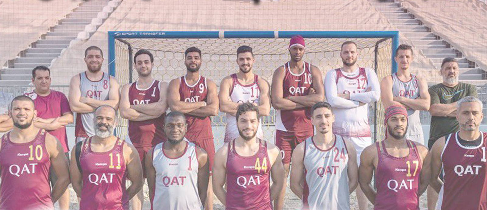 Qatar’s beach handball team