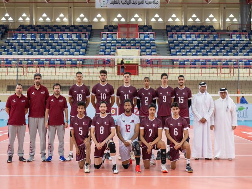 Qatari youth volleyball team 