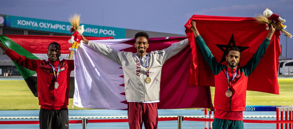 أبوبكر عبدالله يهدي الميدالية الذهبية الثانية للبعثة العنابية