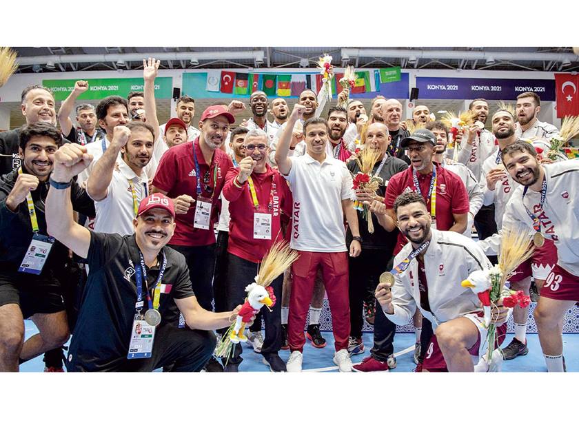 المنتخب القطري يتوج بذهبية كرة اليد بدورة ألعاب التضامن الإسلامي