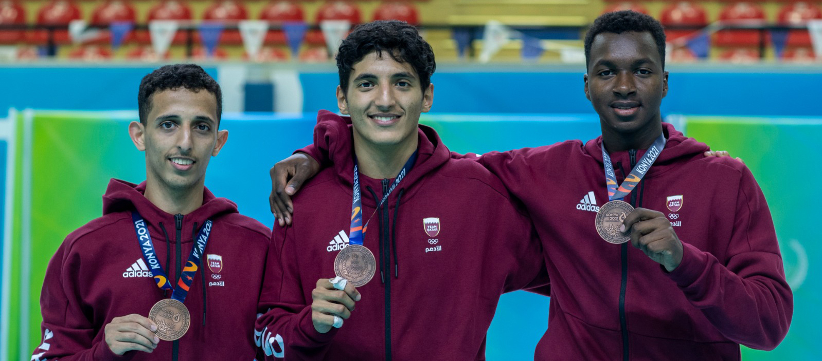 Team Qatar Fencers win Bronze medal 