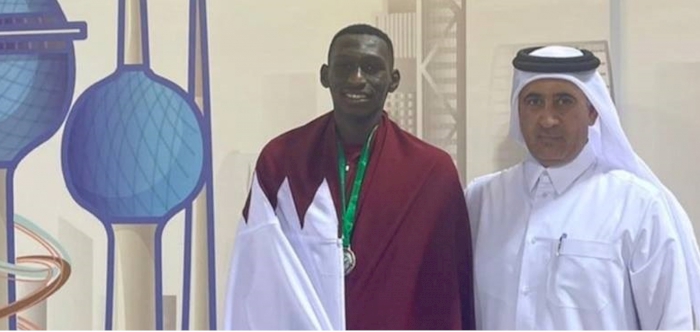 Qatar’s Abdulrahman Mohammed wins Asian Youth 400m Hurdles silver medal