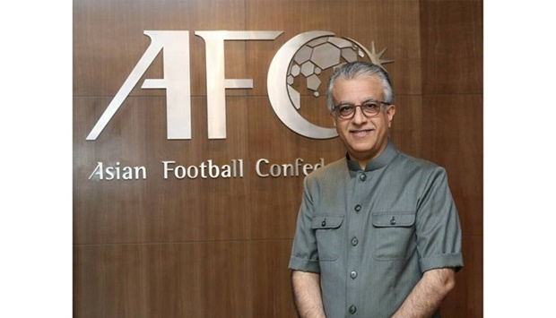 Asian Football Confederation (AFC) President Shaikh Salman bin Ebrahim Al Khalifa