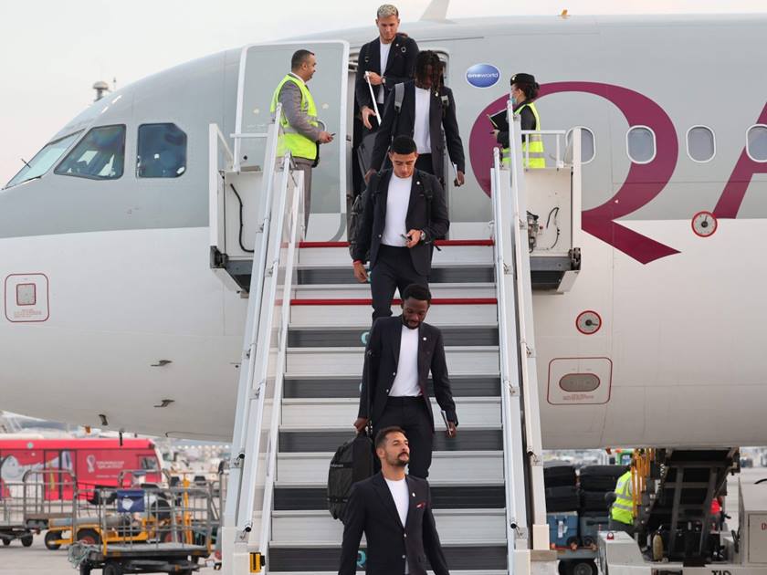 Costa Rica National Team Arrive in Doha