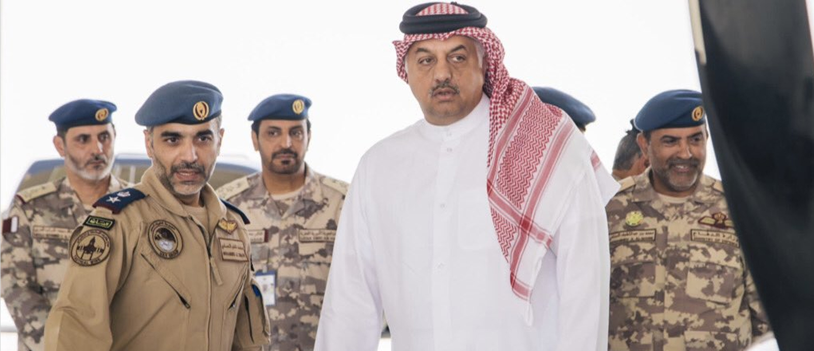 سعادة الدكتور خالد بن محمد العطية نائب رئيس مجلس الوزراء وزير الدولة لشؤون الدفاع