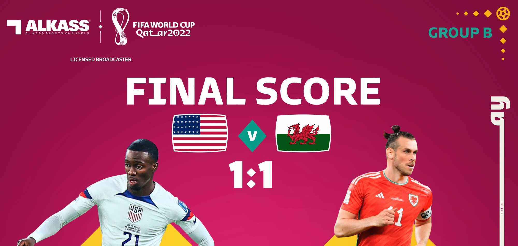 Wales salvage well-deserved draw with USA