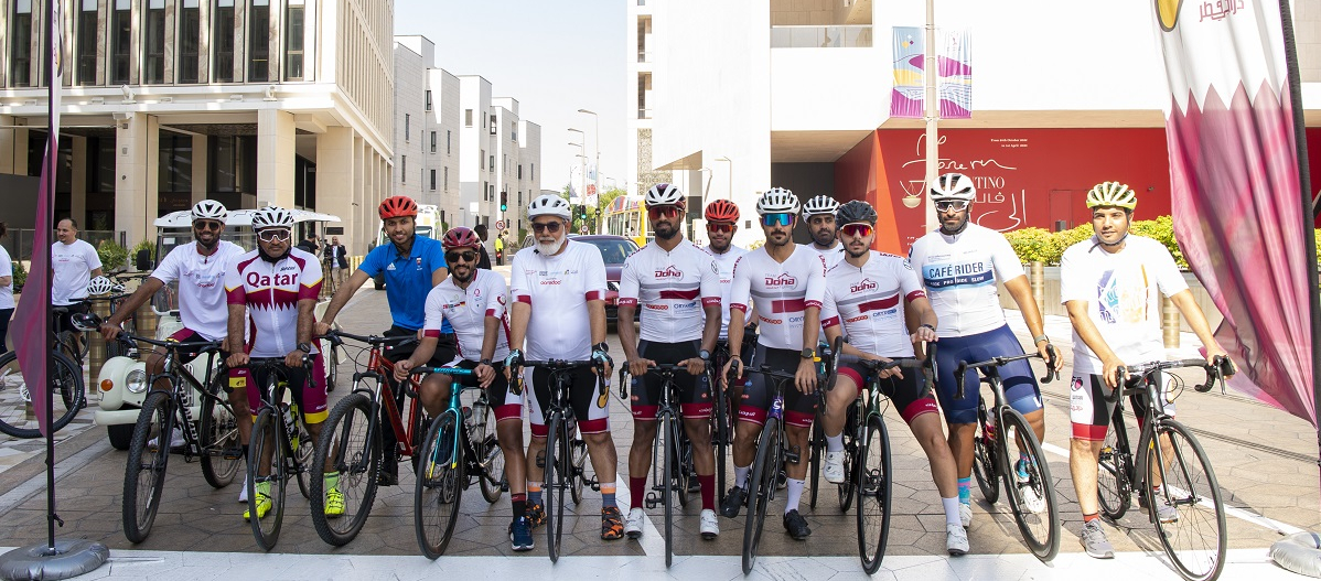 Team Qatar athletes participate in Cycle to Recycle event to support Sustainable Development Goals