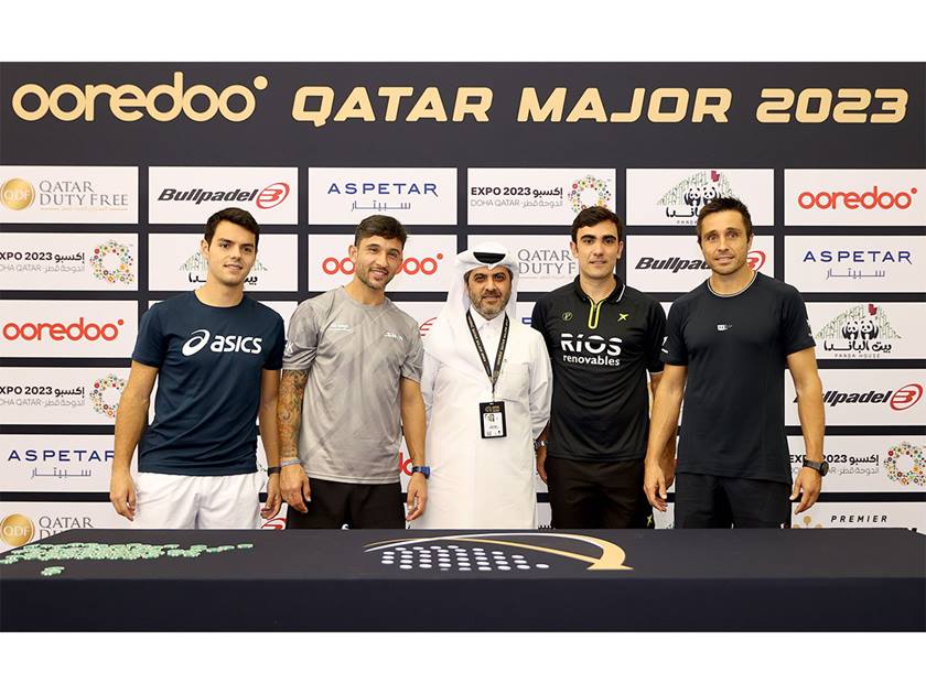 إجراء قرعة بطولة Ooredoo قطر الكبرى للبادل لعام 2023