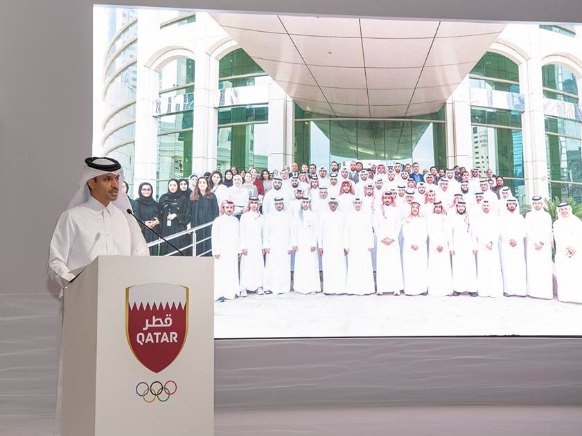 سعادة السيد جاسم بن راشد البوعينين أمين عام اللجنة الأولمبية القطرية
