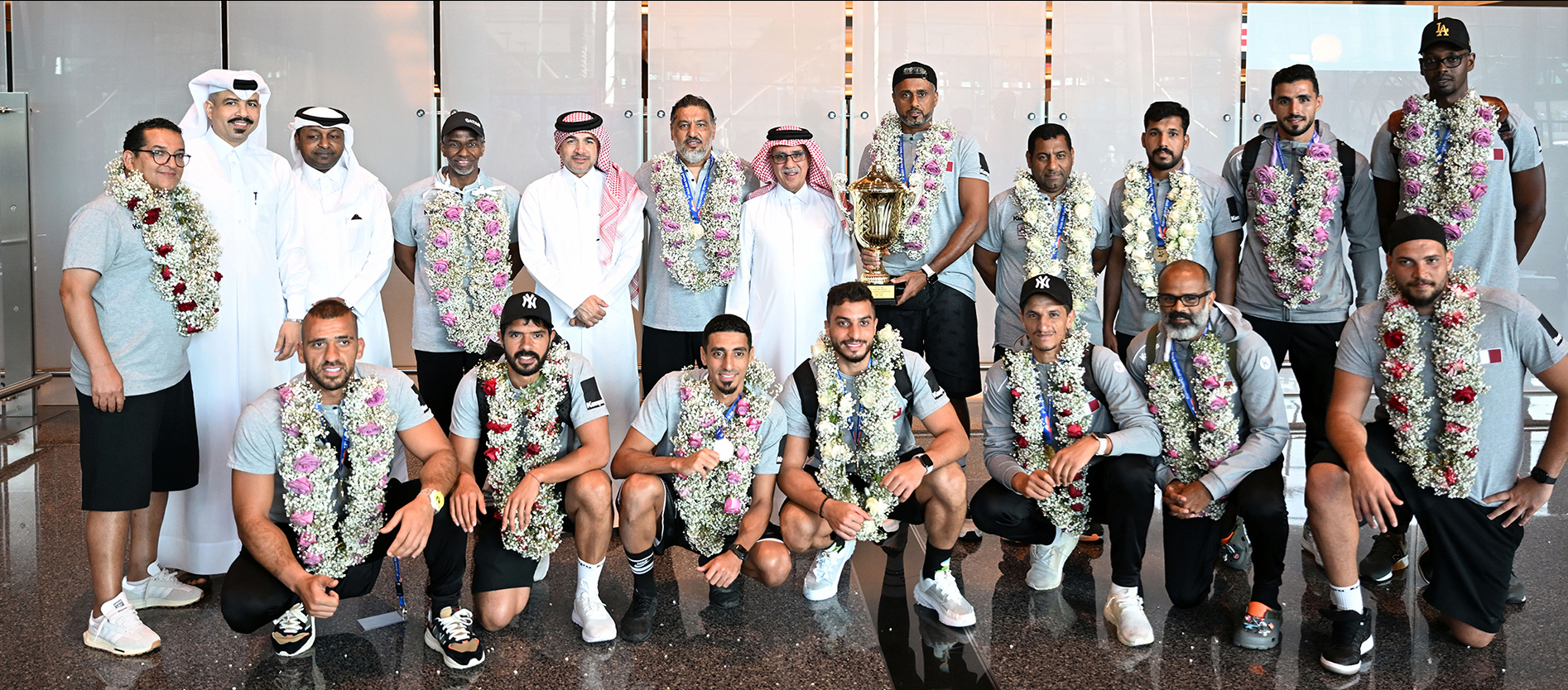 Asian champions arrive home to warm welcome