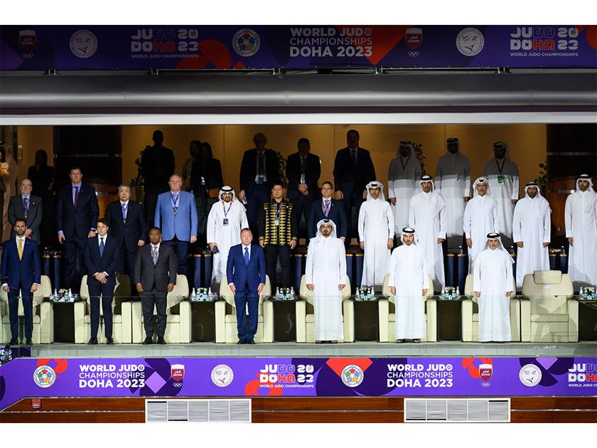 الشيخ جوعان بن حمد يفتتح بطولة العالم للجودو 2023