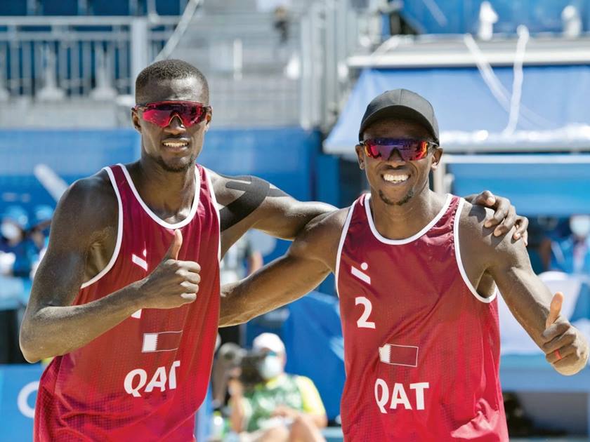 Qatar's Beach Volleyball Team 
