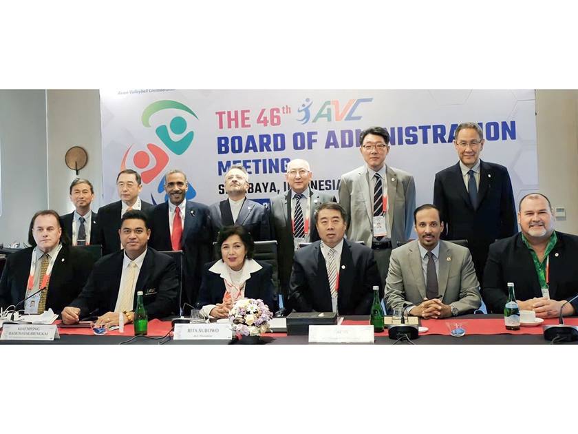  الاجتماع الـ46 لمجلس إدارة الاتحاد الآسيوي للكرة الطائرة 
