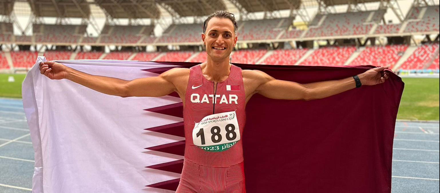 Bassem Hemeida wins 400m hurdles gold medal at Arab Games