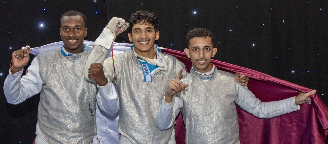 Qatar fencers win gold medal