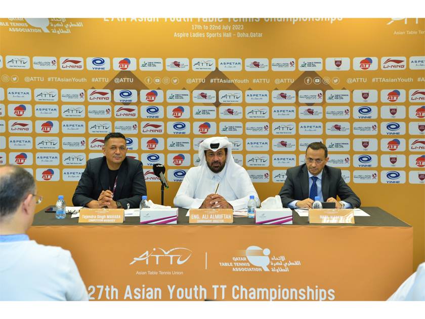 انطلاق النسخة الـ27 لبطولة آسيا للشباب والشابات لكرة الطاولة غدا