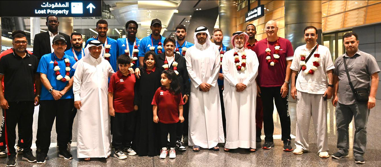 Qatar 3x3 basketball team return home to a warm welcome