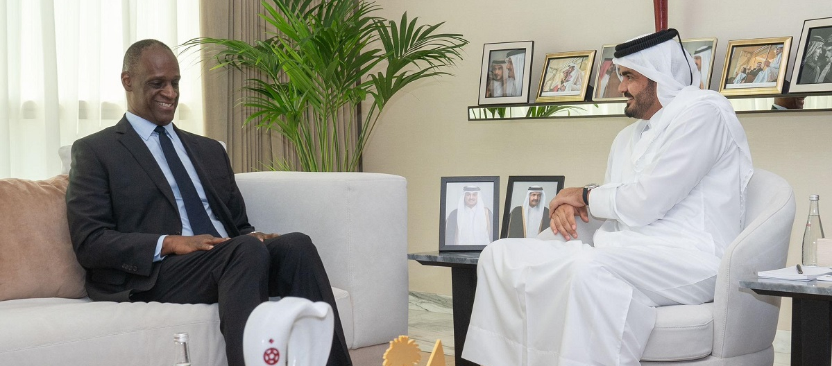 Sheikh Joaan bin Hamad Al-Thani meets with the US Ambassador